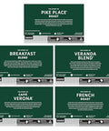 Starbucks K-Cup Coffee Pods, Starbucks Blonde, Medium and Dark Roast Hot or Iced Coffee, Variety Pack, 40 Keurig Pods