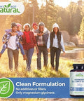 Why Not Natural Magnesium Glycinate 500 mg Capsules Supplement Vegan No Filler Supports Sleep and Relaxation