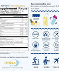 Vitauthority Hydration Electrolyte Powder Packets Blend Magnesium, Calcium, Sodium Potassium Coconut Water + Vitamin C & B12 Sugar-, Vegan, Non-Gmo, Energy & Immune Support 18 Servings Pineapple Flavored