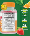 Lifeable Vitamin D Kids + Immune Support Kids Gummies Bundle Great Tasting Vitamin Supplement Gluten Gmo Chewable Gummy