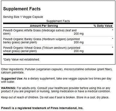 Swanson Green Energy Blend 60 Veg Capsules (4 Pack)