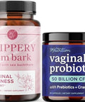 Smnutrition Vaginal Probiotic & Slippery Elm Bark Comprehensive Vaginal Health Bundle With Womens Probiotic (30 Servings) And Moisture Support Complex (30 Servings)