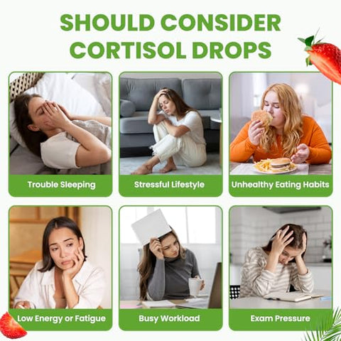 Sept Yan Cortisol Supplements Liquid Drops For Women And Men With Phosphatidylserine Magnesium Ashwagandha Vitamins Cortisol Detox Calm Drops For Supplements Mood Focus Sleep 2 Fl.Oz Vegan