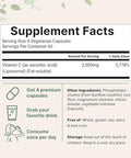 Micro Ingredients Liposomal Vitamin C 2500Mg 240 Veggie Capsules Highly Bioavailable Fat Soluble Form Immune Support & Antioxidant Supplement Liposomal Delivery For Superior Absorption Non-Gmo Gluten Free