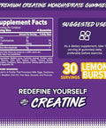 Finaflex Creatine Gummies 120 Gummies Lemon Burst Flavor Promotes Muscular Strength Size & Performance 5G Of Creatine Monohydrate Per Serving 30 Servings