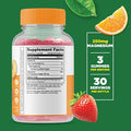 Lifeable Magnesium 85Mg + Turmeric Curcumin Gummies Bundle Great Tasting Vitamin Supplement Gluten Gmo Chewable Gummy