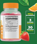 Lifeable Magnesium 85Mg + Vitamin D 10000 Iu Gummies Bundle Great Tasting Vitamin Supplement Gluten Gmo Chewable Gummy