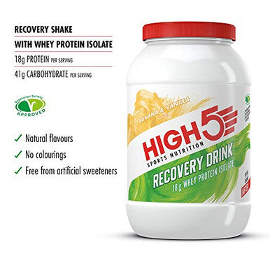 High 5 Recovery Drink Banana & Vanilla 1.6kg