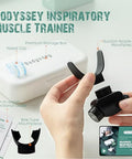 Bodyssey Breathing Trainer | Premium Silicone Trainer | Boost Breathing Patterns | Adjustable Resistance Levels | Compact Portable And Easy To Maintain (Black)