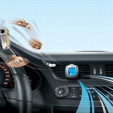 Febreze 2 Ml (0.06 Fl Oz) Car Vent Clips Air Freshener And Odor Eliminator Midnight Storm Scent (2 Clips)