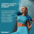BioEmblem Magnesium Glycinate with Zinc and Vitamin D3 K2