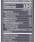 Siete Gluten Free Chocolate Chip Cookies w/ Hint of Mexican Vanilla | Vegan | Grain Free | Non GMO | Dairy Free | Made with Almond Flour & Coconut Oil | 4.5 Oz. Bag (Pack of 1)