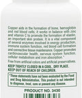 Naturesplus Copper 3 Mg - 90 Tablets - Supports Overall Wellness - Gluten - 90 Servings