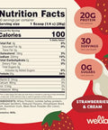 Wellah Protein Your Whey (30 Servings Strawberries And Cream) Whey Protein Isolate (Wpi)