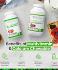 Barislim Bariatric Calcium Citrate & Advanced Chewable Bariatric Multivitamin With Iron - Bariatric Vitamin And Supplement For Post Bariatric Surgery Including Gastric Bypass And Gastric Sleeve