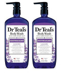Dr Teal'S Sleep Body Lotion 24Hour Moisture With Melatonin Lavender & Chamomile Essential Oils & Body Wash With Pure Epsom Salt Soothe & Sleep With Lavender 24 Fl Oz (Pack Of 2)