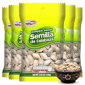 Oh! Nuts Roasted Pumpkin Seeds Salted Pepitas 2 Pound - Sprouted | Roasted salted pumpkin seeds - Shelled sprouted pepitas to eat - Packed in NY - Resealable zip-seal bag for freshness