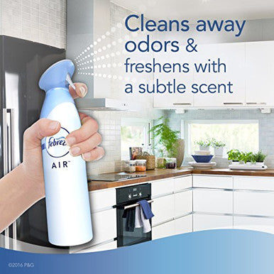 Febreze Air Freshener And Odor Eliminator Spray Gain Original And Island Fresh Scents 8.8Oz (Pack Of 4)