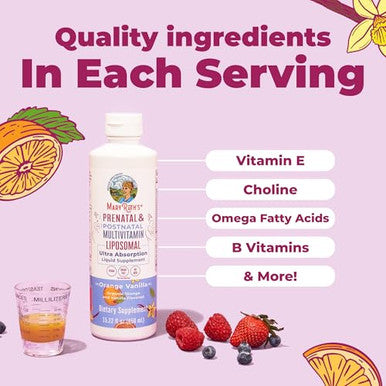 Maryruth's Prenatal & Postnatal Multivitamin Liposomal 30 Servings