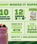 Manitoba Harvest Organic Hemp Seeds, 18oz, 10g Plant Based Protein and 12g Omega 3 & 6 per Srv, smoothies, yogurt & salad, Non-GMO, Vegan, Keto, Paleo, Gluten Free, Pack of 6