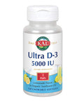 KAL 5000 Iu Ultra D-3 Tablets, Lemonade, 120 Count