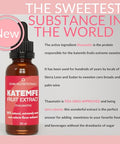 OHM NUTRITIONALS Katemfe Fruit Extract - 100% Natural, Extremely Sweet, Zero-Calorie Flavor Enhancer perfect substitute to Monk Fruit Sweetener no erythritol