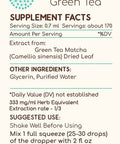 Matcha Green Tea B120 Alcohol-Free Herbal Extract Tincture, Concentrated Liquid Drops NaturalGreen Tea, Matcha (Camelia sinesis) Dried Leaf (4 fl oz)