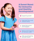 JoySpring Liquid Vitamin D3 with K2 Immune Support and Zinc Supplements for Kids Elderberry and Zinc Liquid