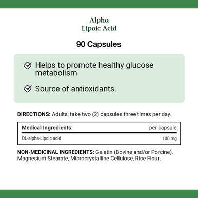 Nature's Bounty Alpha Lipoic 100Mg 90 Cap