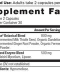 Ancient Nutrition Liver Detox Supplement Ancient Herbals Liver Cleanse With Milk Thistle 60 Count 1300Mg