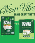 Whole Earth Sweetener Co. NATURE SWEET Stevia & Monk Fruit Sweetener, Erythritol Sweetener, Stevia Packets, Sugar Substitute, Natural Sweetener, 40-Count