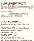 Calendula A120(2pcs) Alcohol Herbal Extract Tincture, Concentrated Liquid Drops Natural Calendula (Calendula Officinalis) Dried Flower (2x4 fl oz)