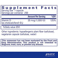 Pure Encapsulations Vitamin D3 1000 IU 250 vcaps