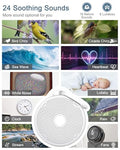 Ankilo White Noise Machine Portable Sound Machine For Sleep 24 Soothing Sound Volume Control 3 Timing Adjustable Night Light Sound Therapy For Home Travel Registry Present