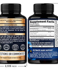 Nutraharmony Magnesium Glycinate - Sleep & Relaxation Support - Extra Strength Glycinate Glycine & Taurine 1500 Mg - Magnesium Supplement For Women & Men - Chelated & High Absorption - Made In Usa 120 Capsules