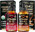 Nutraharmony Organic Vitamin B12 and Organic Vitamin D3 K2 Drops