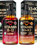 Nutraharmony Organic Vitamin B12 & Organic Vitamin D3 K2 Drops