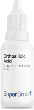 Supersmart Orthosilicic Acid Form of Silicon Found in Seawater Bone Joint Supplement Minerals for Healthy Skin Hair Nails NonGMO Gluten Free 30 ml