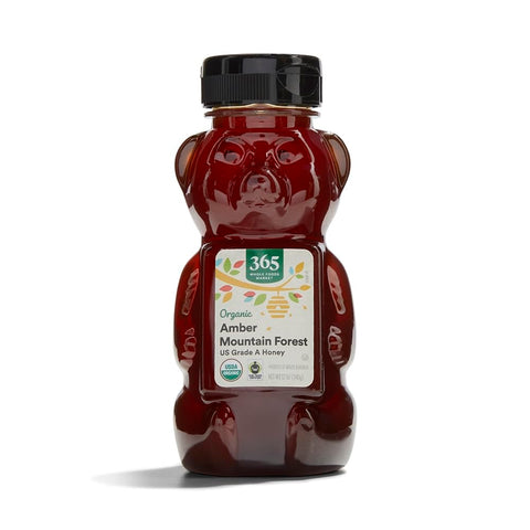 365 by Whole Foods Market, Organic Light Amber Wildflower Honey, US Grade A, 24 Ounce