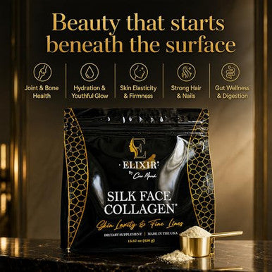 Elixir By Coco March Silk Face Collagen 1587 Oz 14G