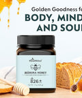 Manuka honey 826+ MGO | New Zealand Honey | Monofloral health honey (250g/8.8 oz)