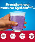 Emergen-C Immune Triple Action Immune Support Powder Betavia (R) 1000Mg Vitamin C B Vitamins Vitamin D And Antioxidants Elderberry 18 Count