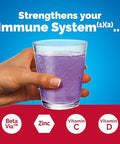 Emergen-C Immune Triple Action Immune Support Powder Betavia (R) 1000Mg Vitamin C B Vitamins Vitamin D And Antioxidants Elderberry 18 Count