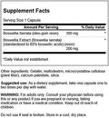 Swanson Boswellia Serrata - Whole Herb & Standardized Extract 120 Caps 2 Pack