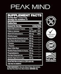 Livant Peak Mind 10 In 1 Nootropic Drink Mix 30 Servings 55Mg