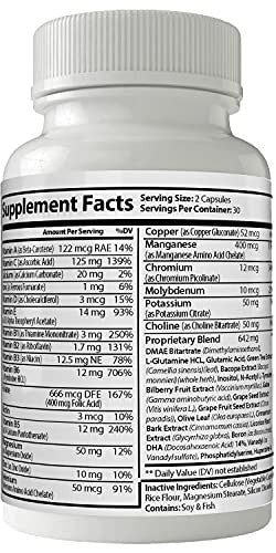 Nutra4Health Gavvia Focus Memory Brain Iq Health Pro Mind Complex Mind 60 Capsules