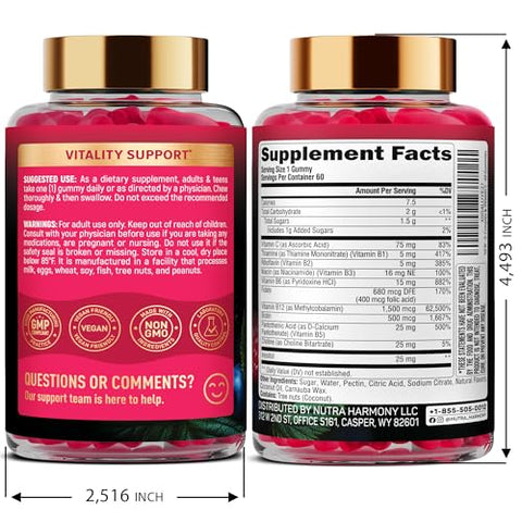 Nutraharmony Vitamin B Complex Capsules & Gummies
