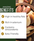 PuroRaw Brazil Nuts Raw 1lb, Raw Brazil Nuts. Brazil Nuts Unsalted - Brazil Nuts- All Natural, Non-GMO, Vegan Brazil Nuts- Brazil Nuts Bulk 16oz