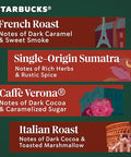 Starbucks K-Cup Coffee Pods, Dark Roast Hot or Iced Coffee, Variety Pack, 96 Keurig Pods