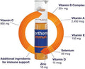 Orthomol Immun Vials & Fertil Plus 30 Immune Support and Men's Prenatal Supplements 30-Day Supply